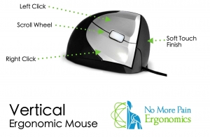 Ergonomic Vertical Right Hand USB Mouse Manufacturer Supplier Wholesale Exporter Importer Buyer Trader Retailer in NaviMumbai Maharashtra India